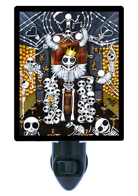 Decorative Photo Night Light, El Dia De Los Muertos, Day of the Dead