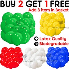 Large Plain Balloons 12"inch x 30 Helium Quality Wedding Birthday Party BALOONS