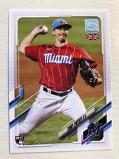2021 Topps UK Edition Cody Poteet Marlins RC 177