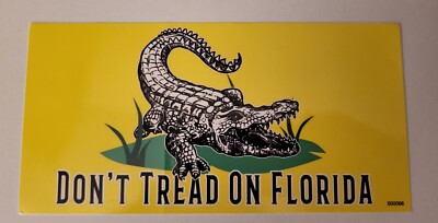 DON'T TREAD ON FLORIDA BUMPER STICKER