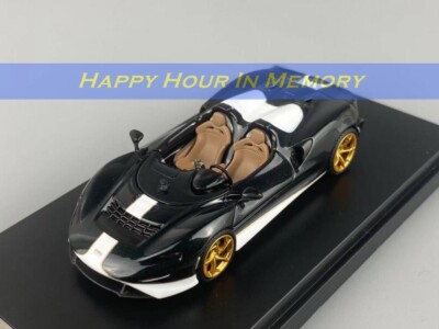 LCD models 1/64 McLaren Elva Diecast Super Car Model Toys Gifts Green NEW