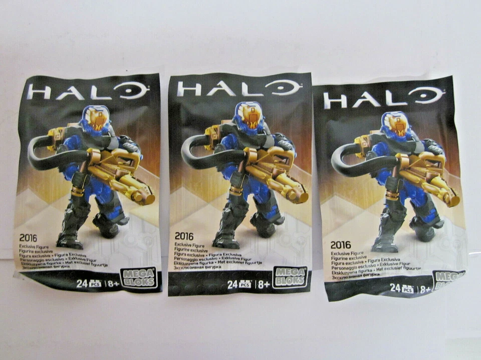  Mega-Bloks HALO  Exclusive Figure 2016  DFW97  3 Stück - Bild 1 von 1