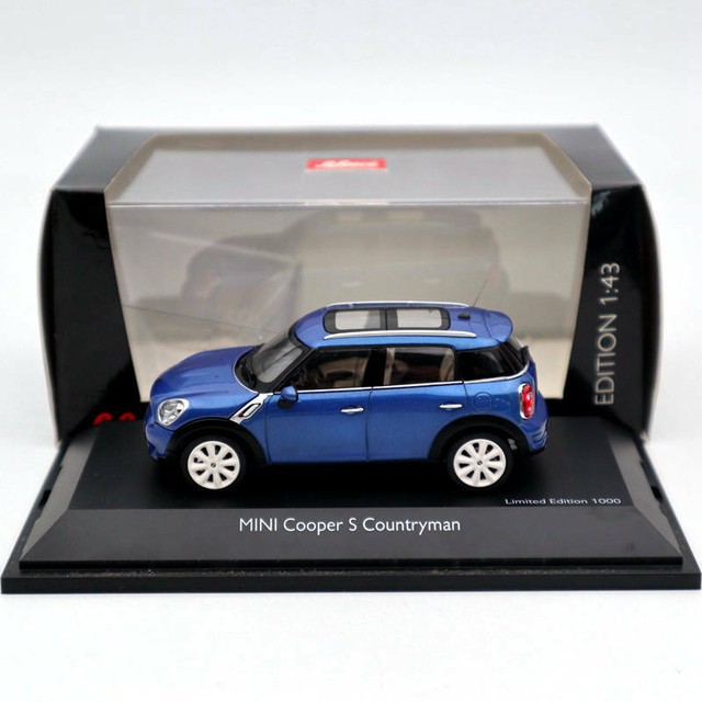 Schuco 143 Mini Cooper S Countryman Blue Limited Edition Collection Models Car - 