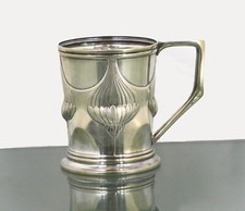 floraler JUGENDSTIL  TEEGLAS HALTER  von ORIVIT Teeglashalter ART NOUVEAU
