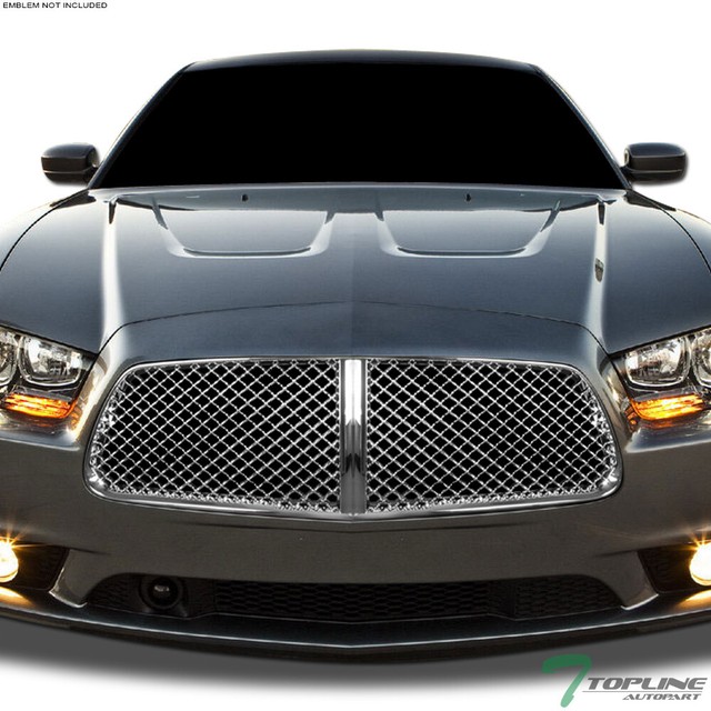 Topline for 20112014 Dodge Charger Mesh Front Hood Bumper