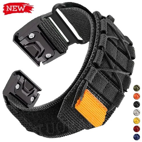 Für Garmin Fenix 8 47 mm 51 mm Quick Fit Silikon/Nylon Band Uhrenarmband Armband - Bild 4 von 166