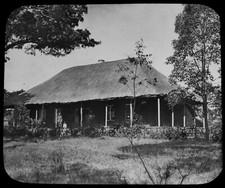 Magisches Laternendia BLANTYRE SCHULMEISTERHAUS UM 1896 FOTO MALAWI AFRIKA