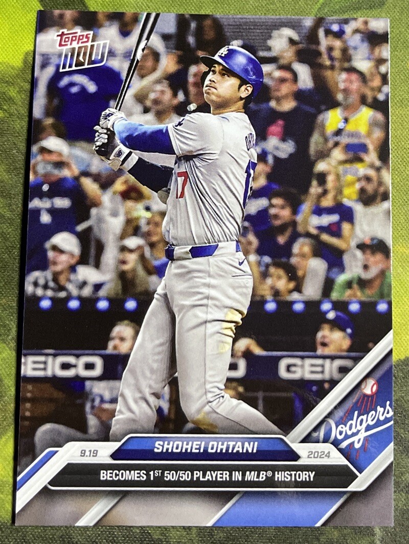 Shohei Ohtani -2024 Topps Now 722 1st 50/50 Season MLB