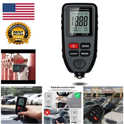 Paint Thickness Gauge TC100 - Essential Tool for Used Car Buyers and Inspectors