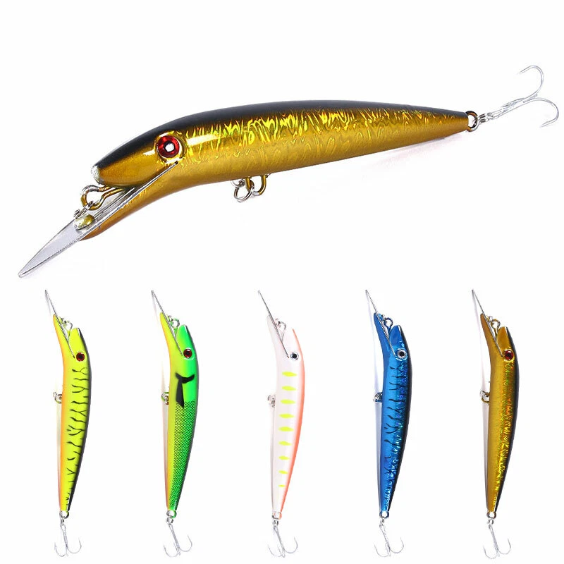 HENGJIA 5PCS 20cm/45g Leurre Poisson Nageur Minnow Hameçon  - Photo 3/4