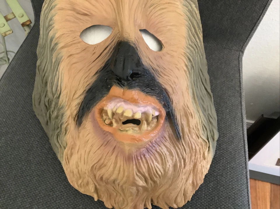 Lucas Films Star Wars Chewbacca Wookie Disfraz de Goma Máscara Rubíes Talla Adulto Foto 3 de 4