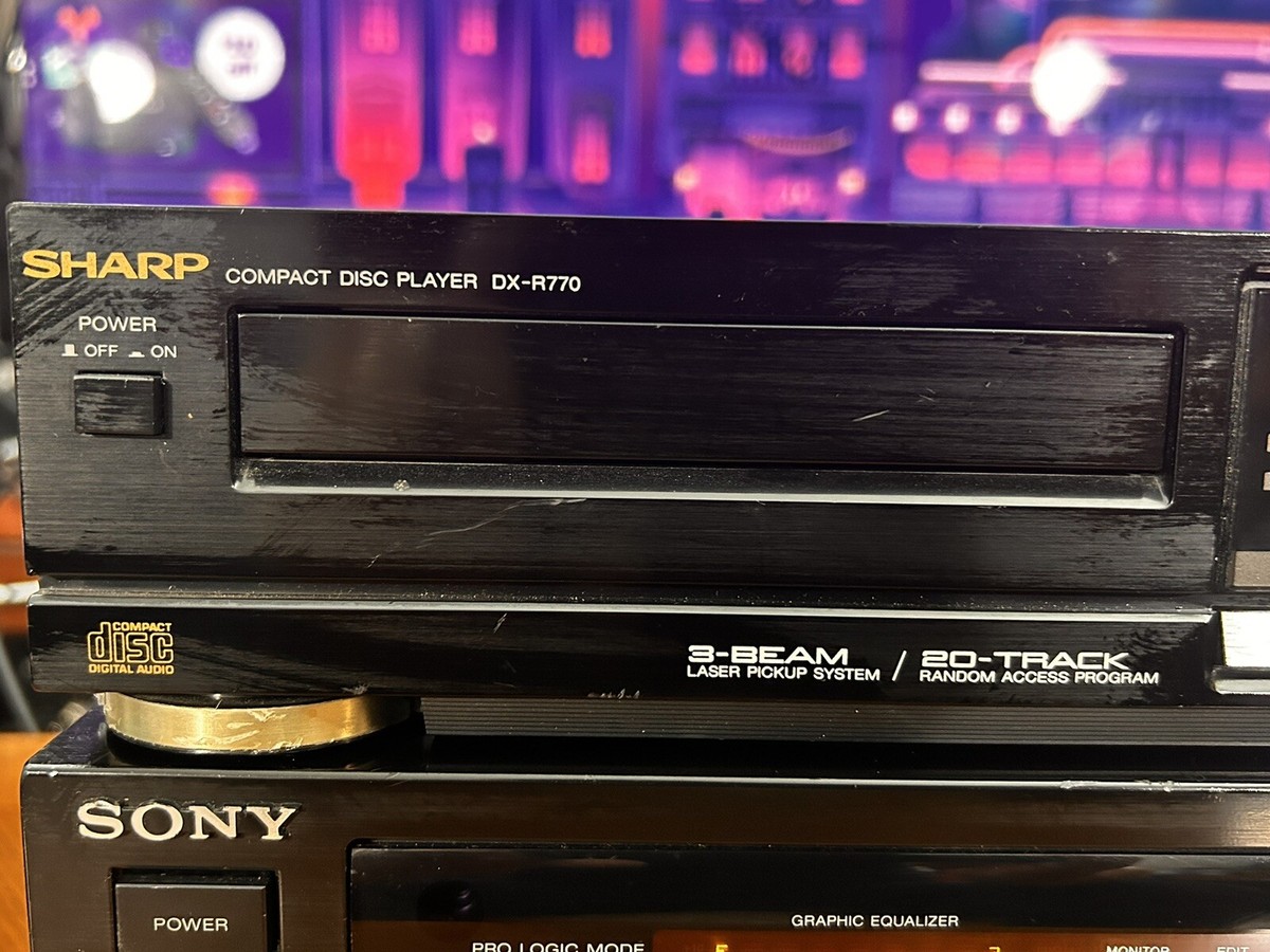 SHARP DX-R770 Compact Disc Single CD Player 1988 Made In
