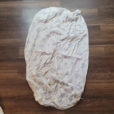 Vintage Baby Toddler Fitted Crib Sheet Unisex Bear Duck Bunny Dog Block Flower