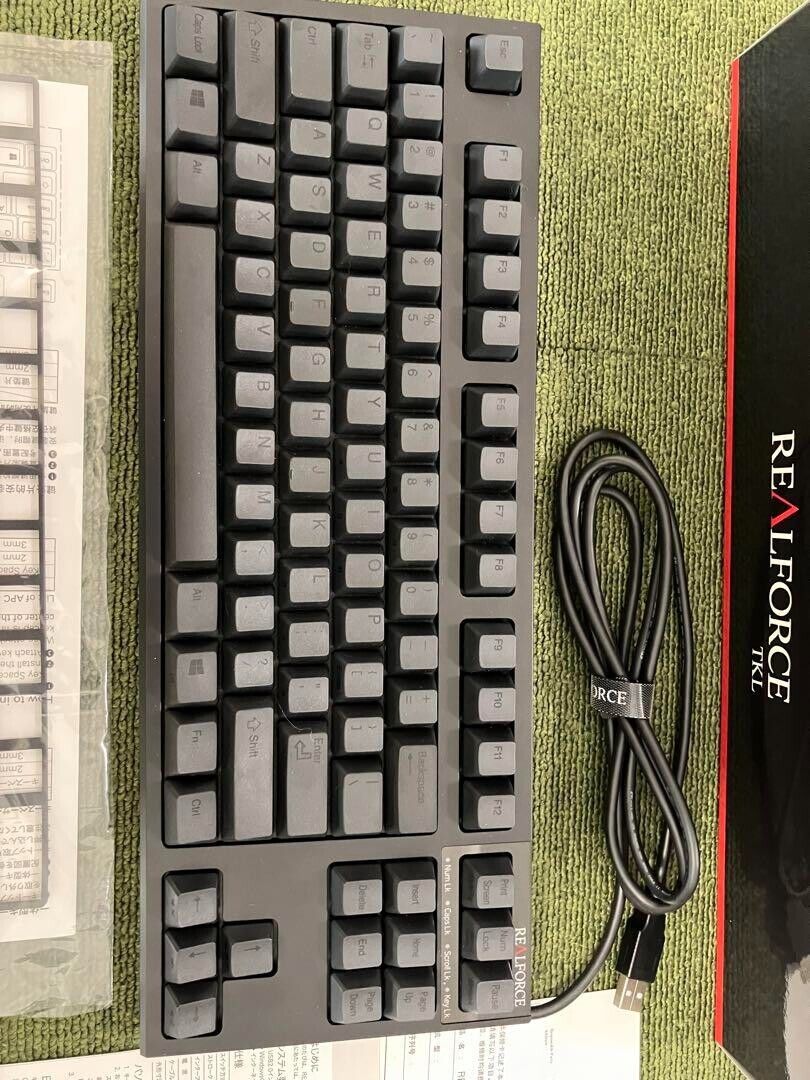 Topre Realforce R2TLSA-US4-BK PFU Limited Edition English Topre Realforce R2TLSA-US4-BK PFU Limited Edition English
