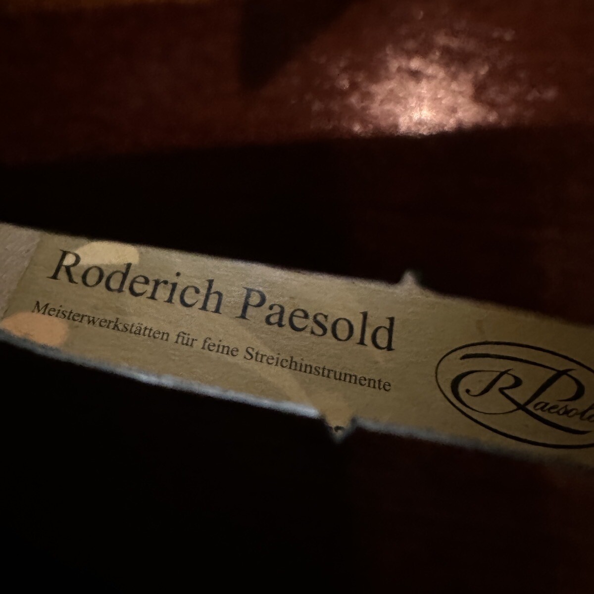 Roderich Paesold Pa802J 4/4 Violin Made In Germany -E767 | eBay