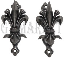 Wandhalter Set Lilie Silber - Schwerthalterung - Schwerthalter - Wandhalterung