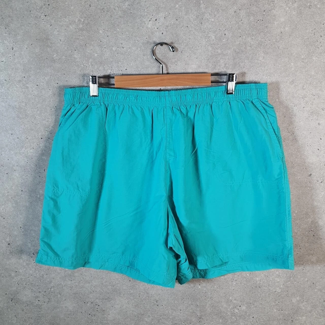 Vintage Columbia Shorts Jorts Cargo Men’s 2XL Blue Athletic Hiking Fishing Gear
