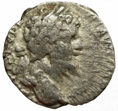 RARE AUTHENTIC SEPTIMUS SEVERUS ROMAN DENARIUS COIN - VF CONDITION - AE 15mm 3GR