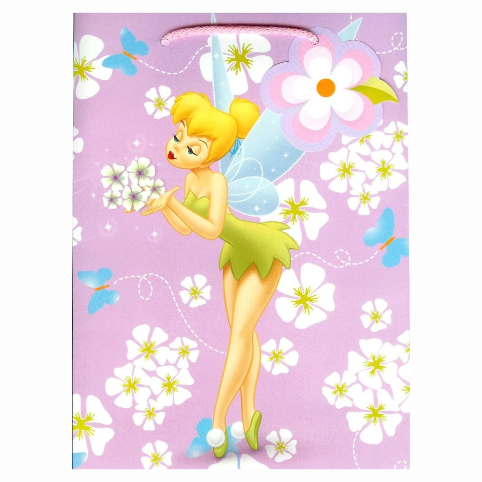 10 Подарочные пакеты Disney Pixie Динь-Динь Фея цветочный день рождения вечеринки пользу лот новый - Изображение 4 из 4