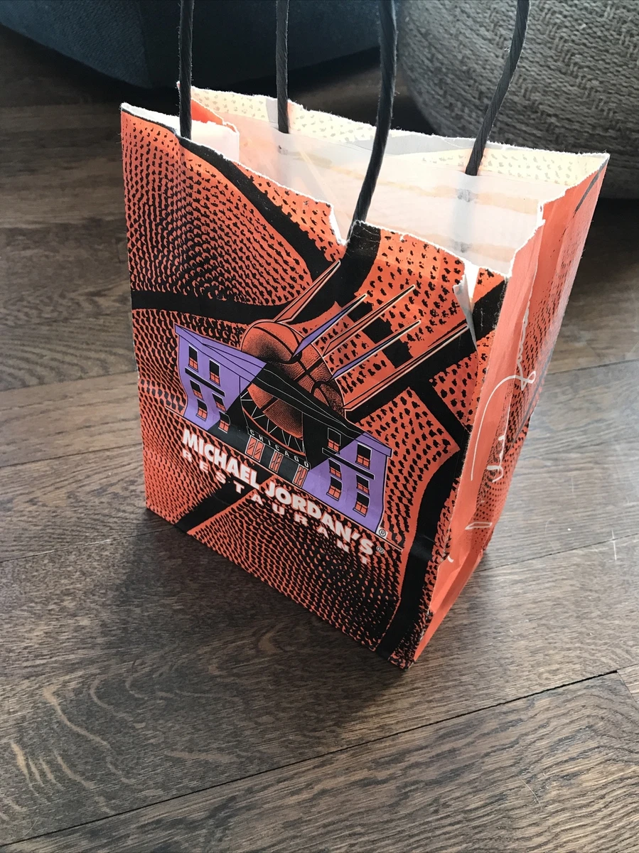 Michael Jordan Restaurant Bag Gift Basketball Nba Chicago Bulls