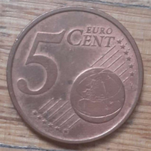 VERY RARE COLLECTIBLE 5 EURO CENT 2007 COIN EIRE IRELAND EU EUROPEAN UNION MINT