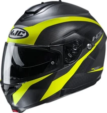 Helmet Modular Motorcycle HJC C91 Taly Yellow MC4HSF SIZE S Flip Up