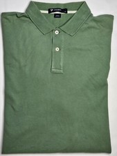 Mens Cremieux Classics Short Sleeve Green Polo Shirt Size XL - EUC