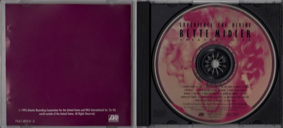 BETTE MIDLER Experience The Divine (Greatest Hits) CD Album 1993 WIE NEU Pop Hit - Bild 3 von 4