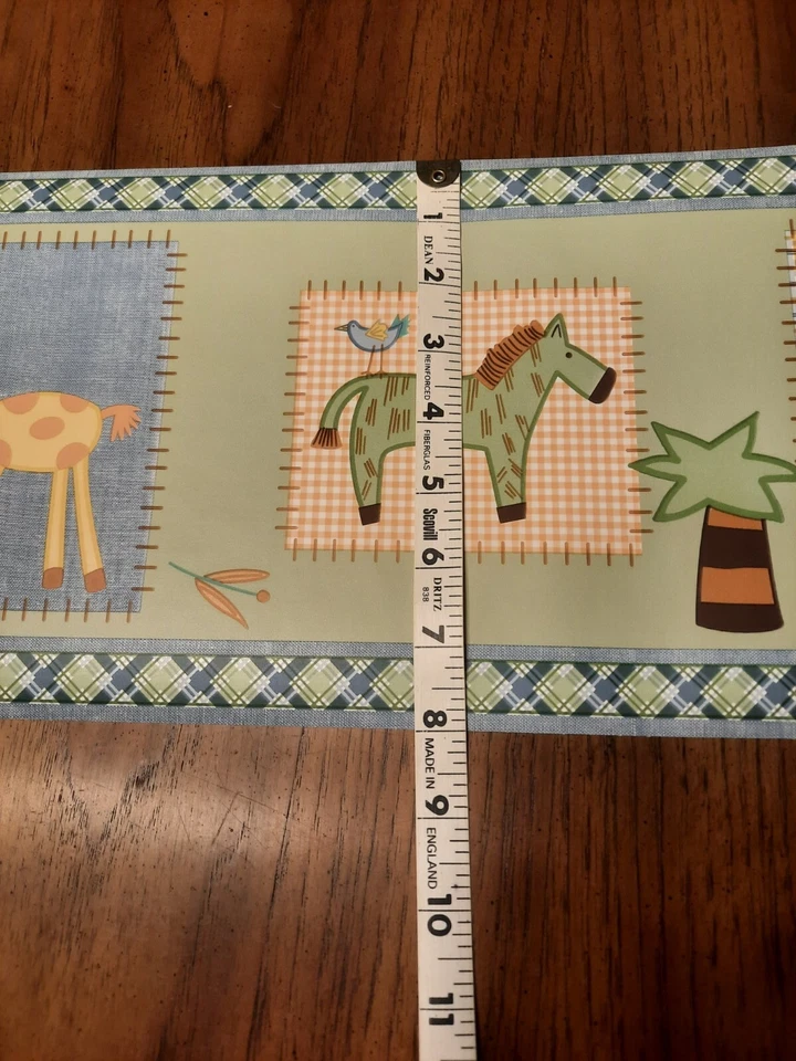 Guardería para bebé Kidsline Safari Wall Boarder 2 rollos Foto 3 de 4