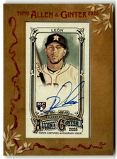 Topps Allen & Ginter MLB 2025 No. MD-PL Pedro Leon Rookie On-Card Auto. rookie card picture
