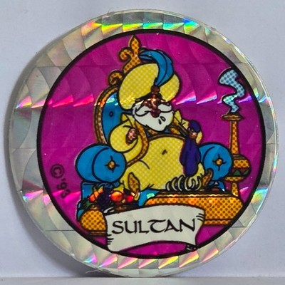 Vintage Pog * Dinsey Aladdin * FOIL * Sultan * Bin158