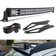 42 Curved Light Bar Upper Roof Windshield Bracket Kit For Subaru Forester 07-21 42 Curved Light Bar Upper Roof Windshield Bracket Kit For Subaru Forester 07-21