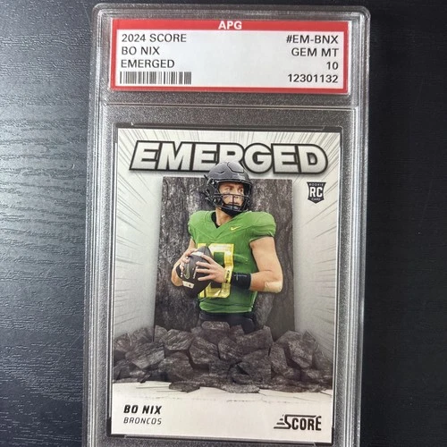 2024 Score - Emerged Bo Nix #EM-BNX (RC)