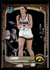 2025 Topps 1st Bowman Chrome University Reptilian Refractor #BCP-50 Addison Deal