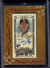 2025 Topps Allen & Ginter Drew Thorpe Framed Mini Baseball Auto RC Rookie #MA-DT