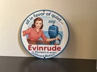 Evinrude Outboard Motors Vintage Style Metal Sign Advertising In HI Gloss