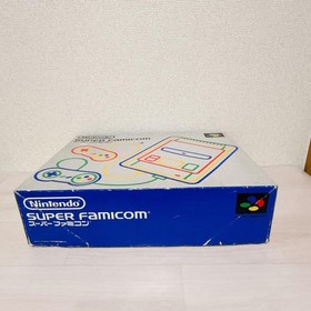 Nintendo Super Famicom Console Boxed Tested Working SFC Controller AV Cable