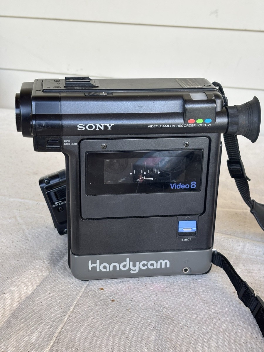 Handheld Handycam Retro Vintage Sony Handycam CCD-V1 Video8