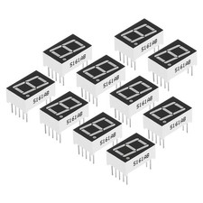 10pcs LED Display Digital Tube 7 Segment 10 Pin 1 Bit Common Cathode 3.3V Module