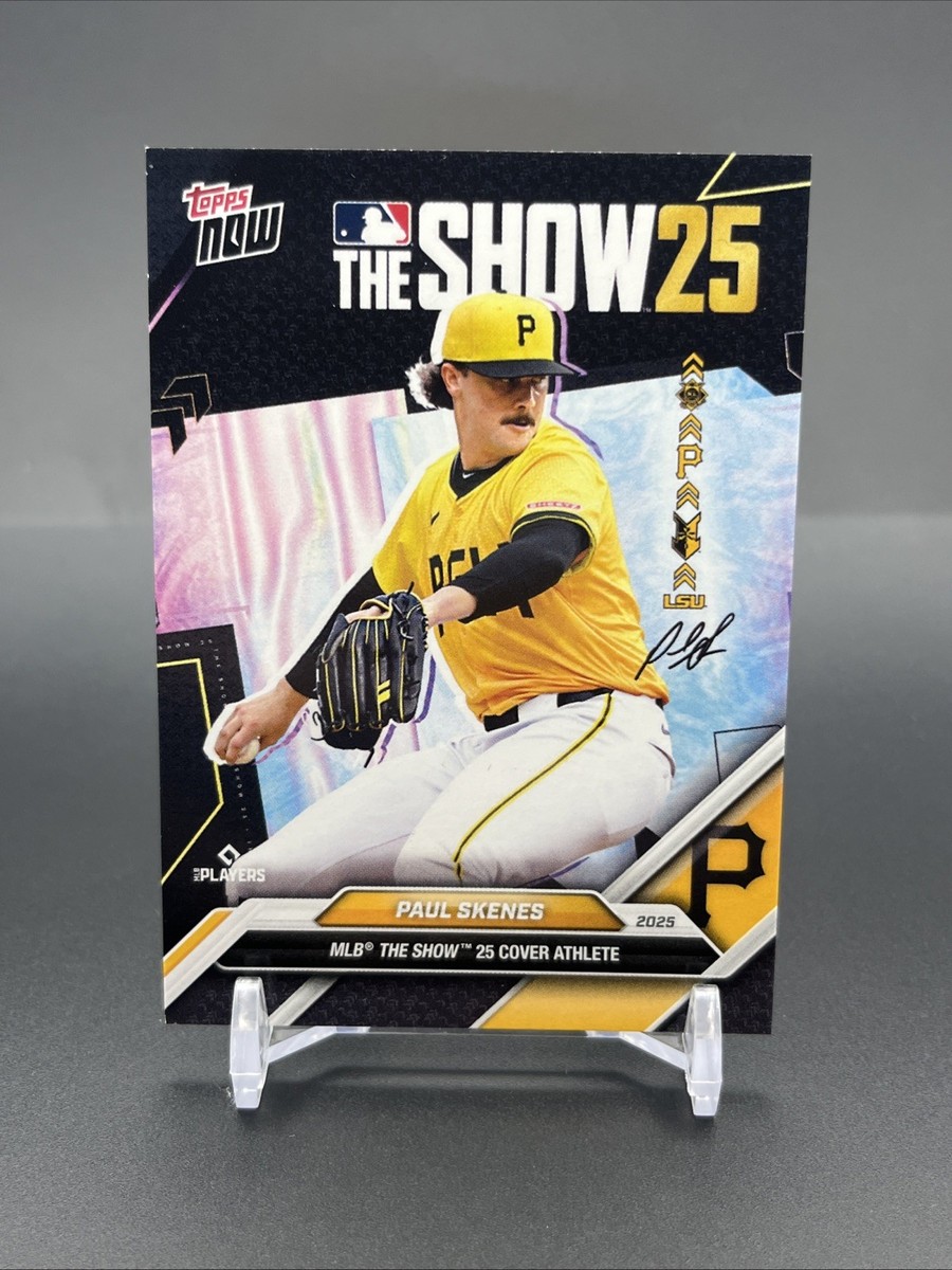 2025 Topps Now MLB The Show #MLBTS-PS PAUL SKENES Cover Athlete 
