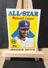 2023 Topps Series 2 1988 Topps All-Star Baseball Relics Mookie Betts #88ASR-MB 