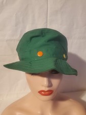 Vintage Liz Claiborne Accessories Green Bucket Hat Made in Taiwan 80s 90s