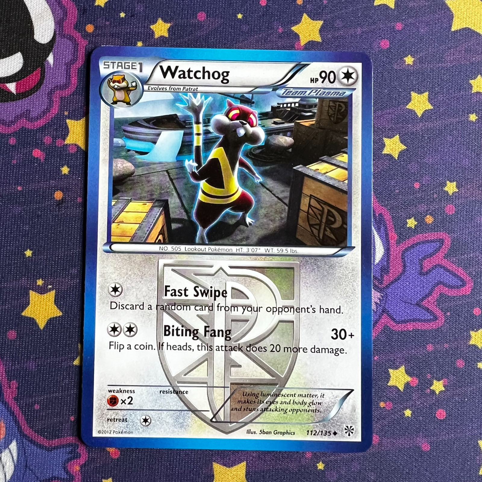 Watchog 112/135- Plasma Storm- Regular Uncommon- NM/M