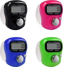 Electronic Finger Counter, 5 Digit LCD Digital Display Hand Tally Counter