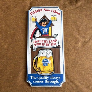 Pabst Blue Ribbon Wooden Sign | eBay