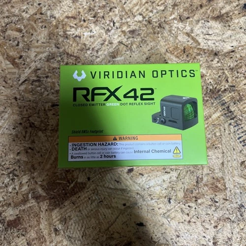 Viridian RFX42 Enclosed Emitter Micro Green Dot Shield RMSc Footprint 981-0176