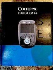 Compex Wireless USA 2.0 Muscle Stimulator TENS  Unit Used 2x Excellent Condition