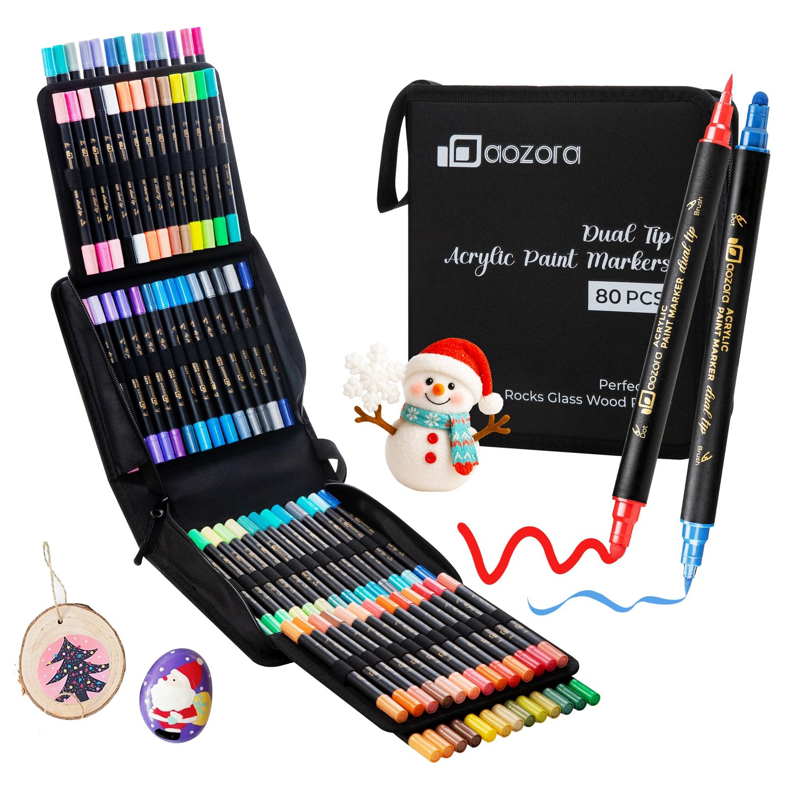 80 Colors Dual Tip 1 Count (pack Of 80), Multicolor