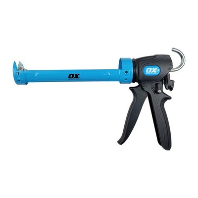 Pro Heavy Duty Caulk Gun - 10 oz Manual Caulking Gun with Dual 24:1/12:1 Thru...