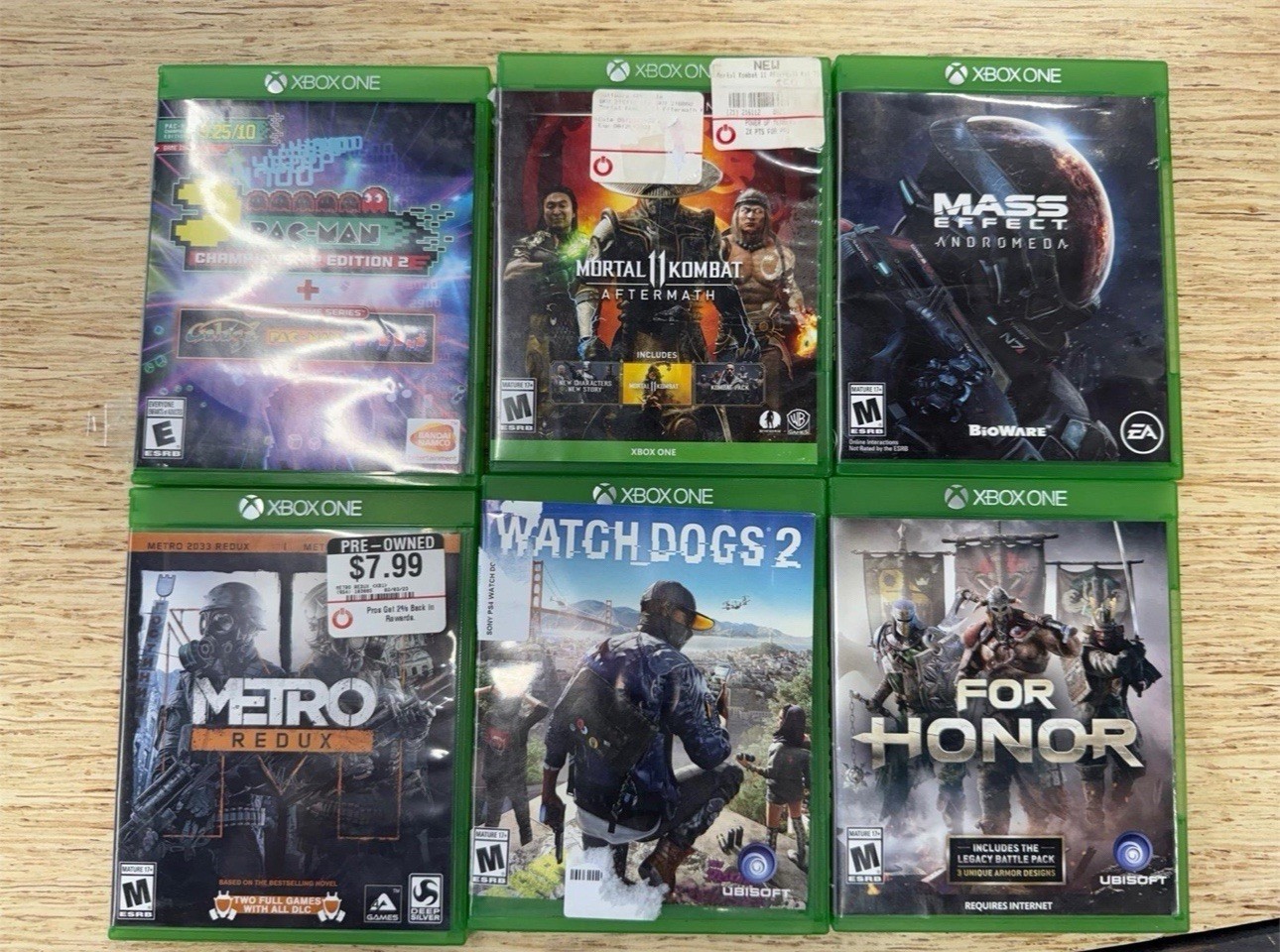 23 XBOX ONE GAMES WITH CASES & MANUALS